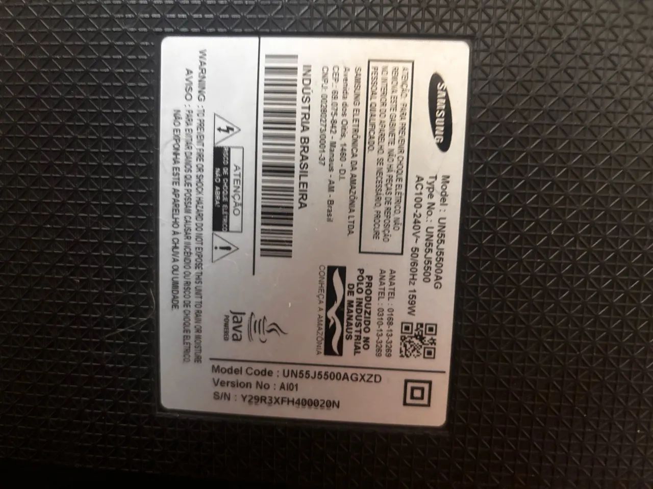 Tv Samsung 55 polegadas retirada de peças - Foto 4