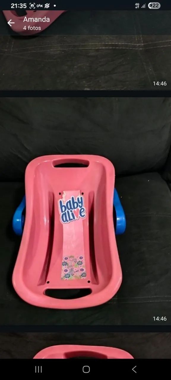 Bebe conforto de brinquedo - Foto 2