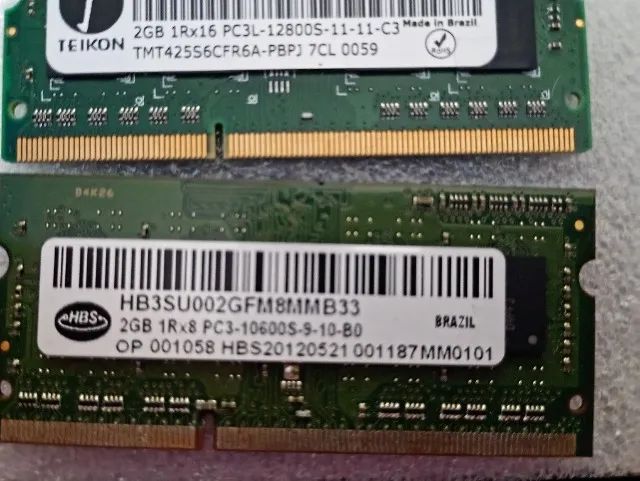 Memória 2 GB DDR3 para Notebook e Mini Desk - Foto 2