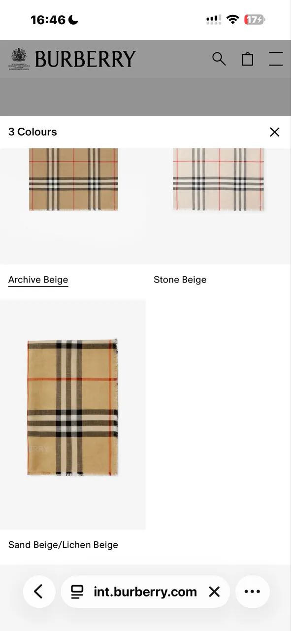 Cachecol Burberry Wide Check Wool Silk Scarf Original | Estado de Novo - Foto 5