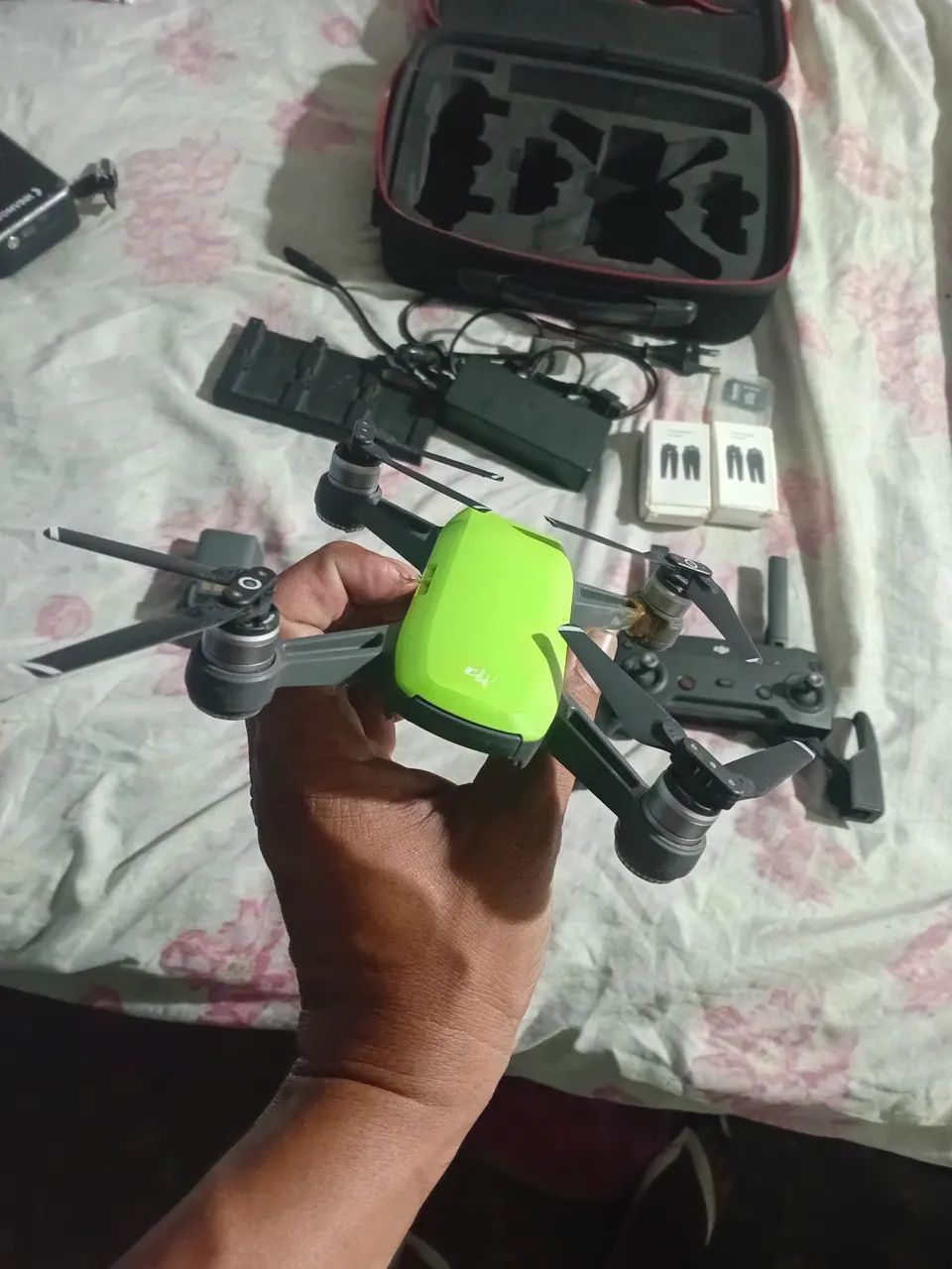 Drone dji espark combo fly mory com 2 detalhes chama no pv - Foto 4