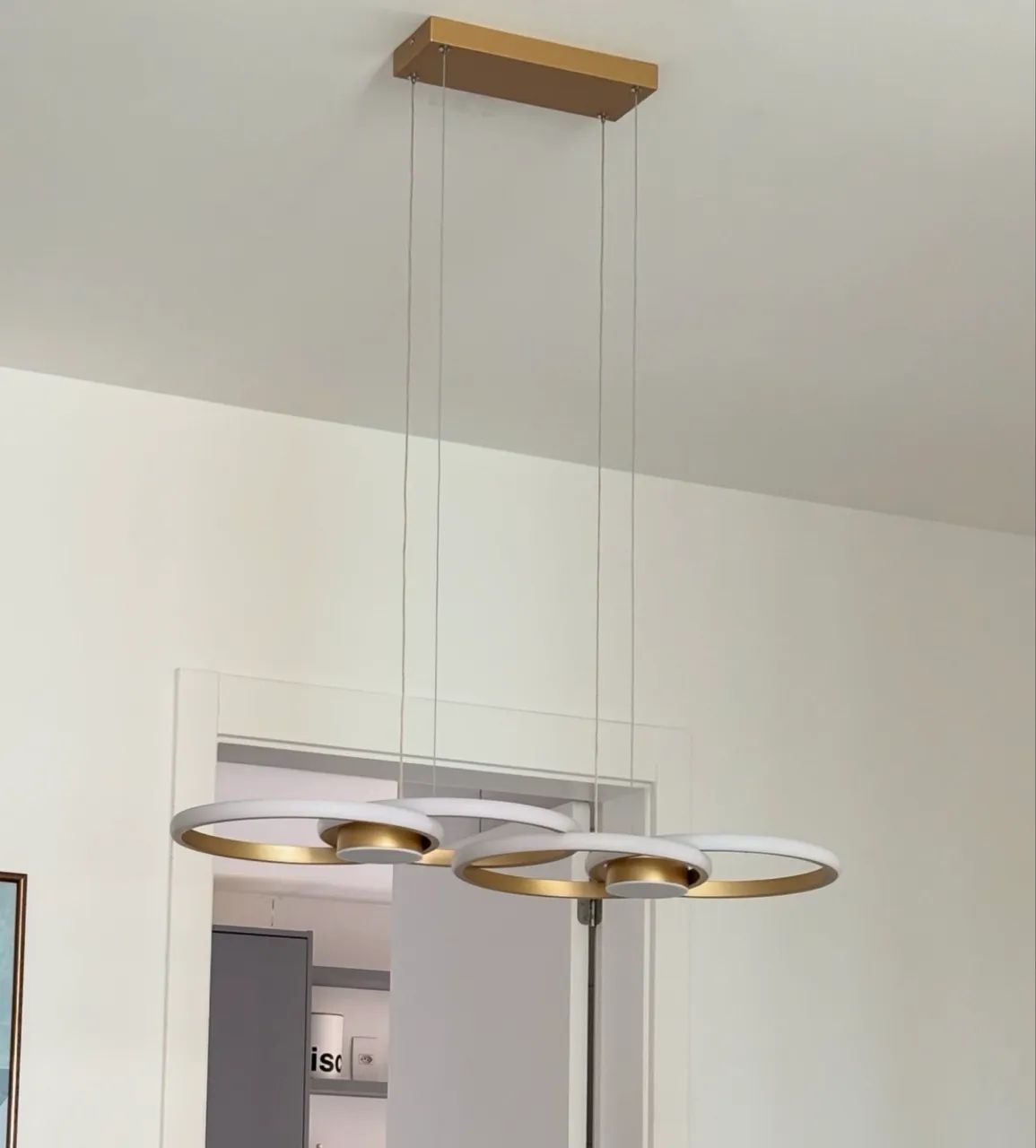 Luminária Pendente anéis led