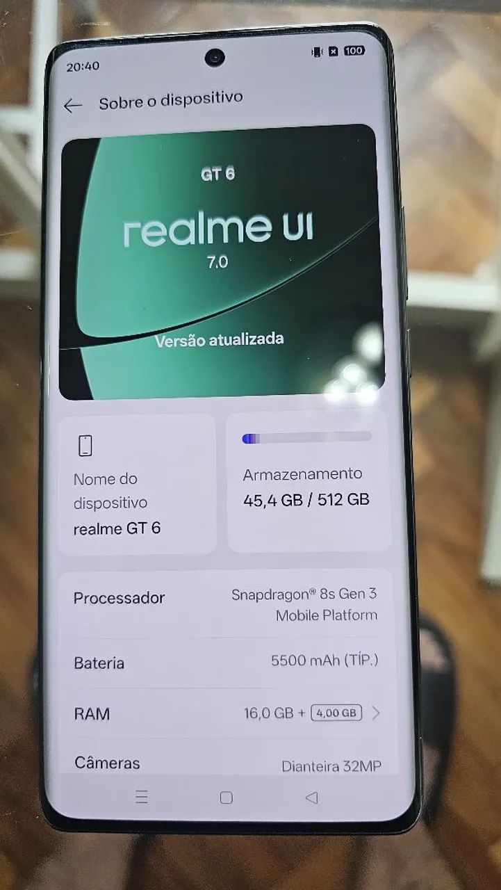 Celular Realme GT6 semi novo  - Foto 3
