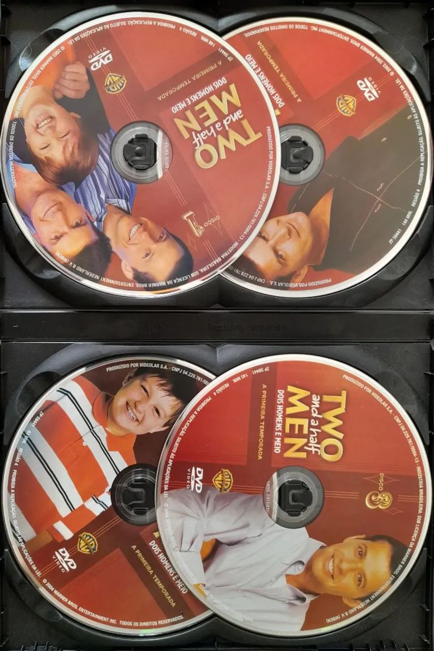Box DVD Dois Homens e Meio primeira temporada - DVD, Blu-Ray e