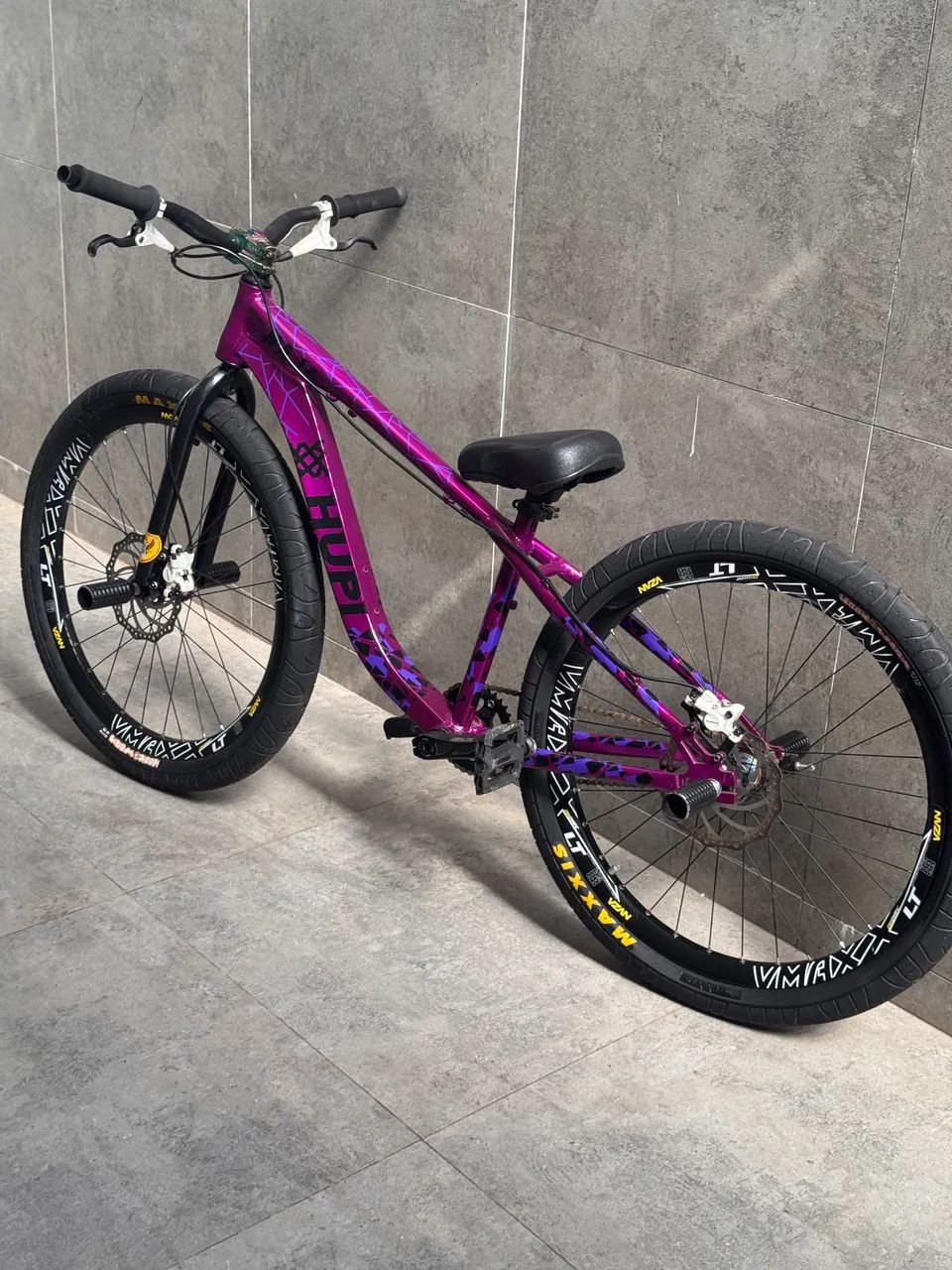 Bicicleta Hupi roxa 2025