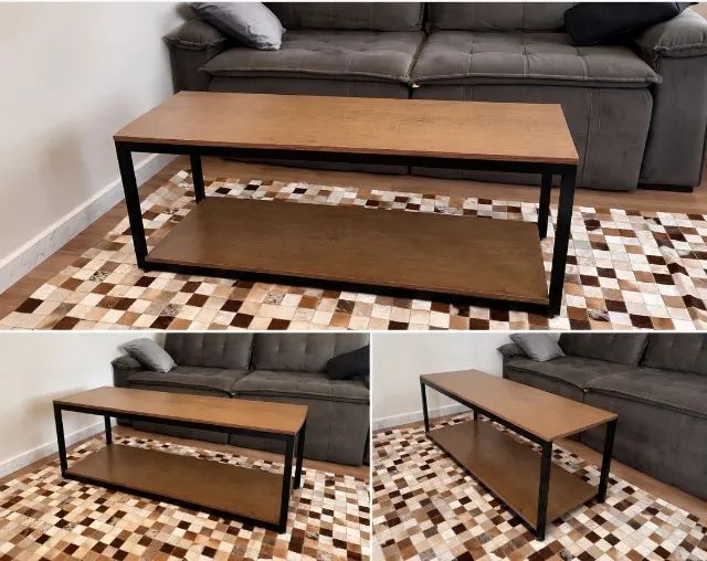 Rack para Tv 120cm Estilo Industrial - Foto 4