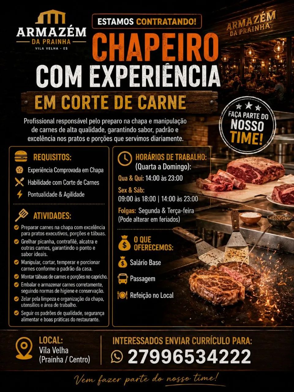 Vaga de emprego 