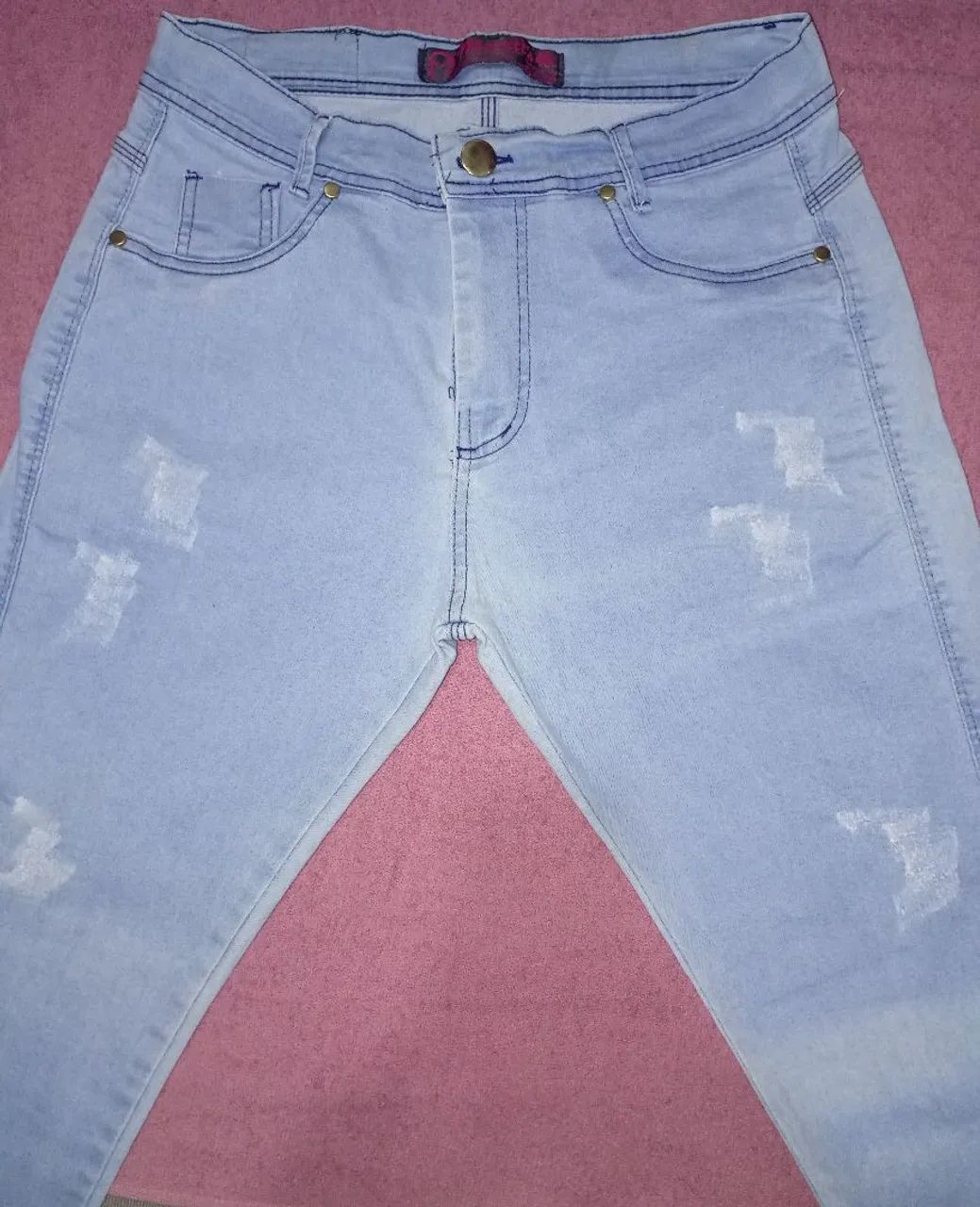 Calça Jeans feminina tamanho 46 - Foto 3