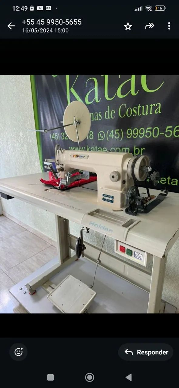 Pra vender Máquina de costura reta industrial  - Foto 3