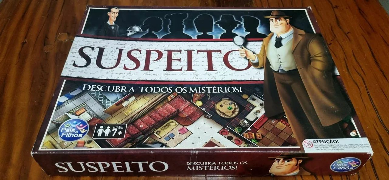 Jogo de Tabuleiro Suspeito - Pais & Filhos