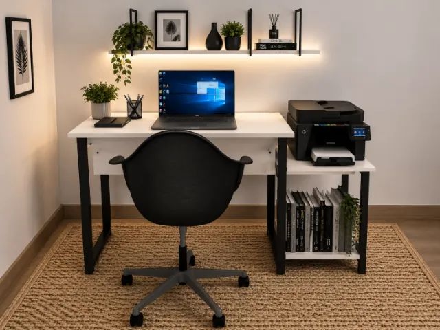 Mesa Office Work: L100cm x P40cm x A76cm