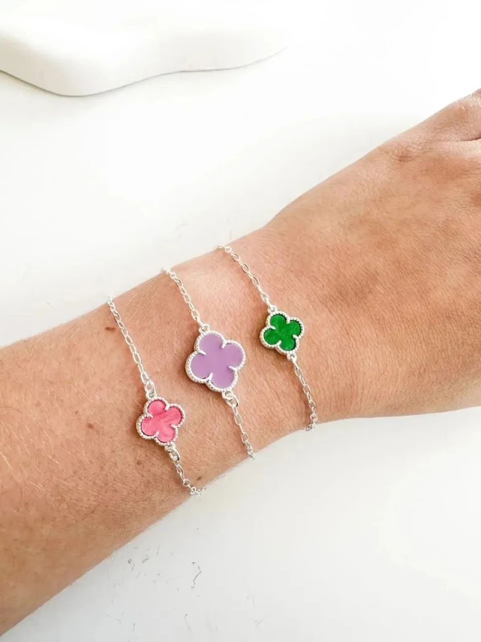 Pulseira Trevo em Prata 925
