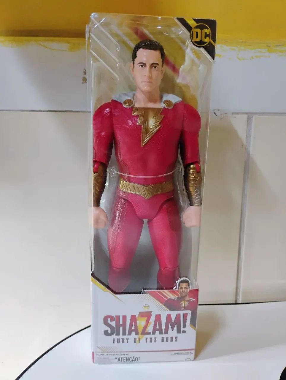 Boneco DC comics Shazam 30cm