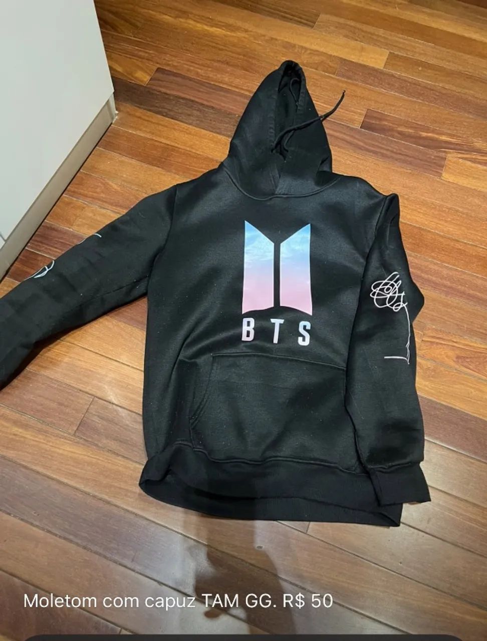 BTS - Kit com 2 agasalhos de moletom GG