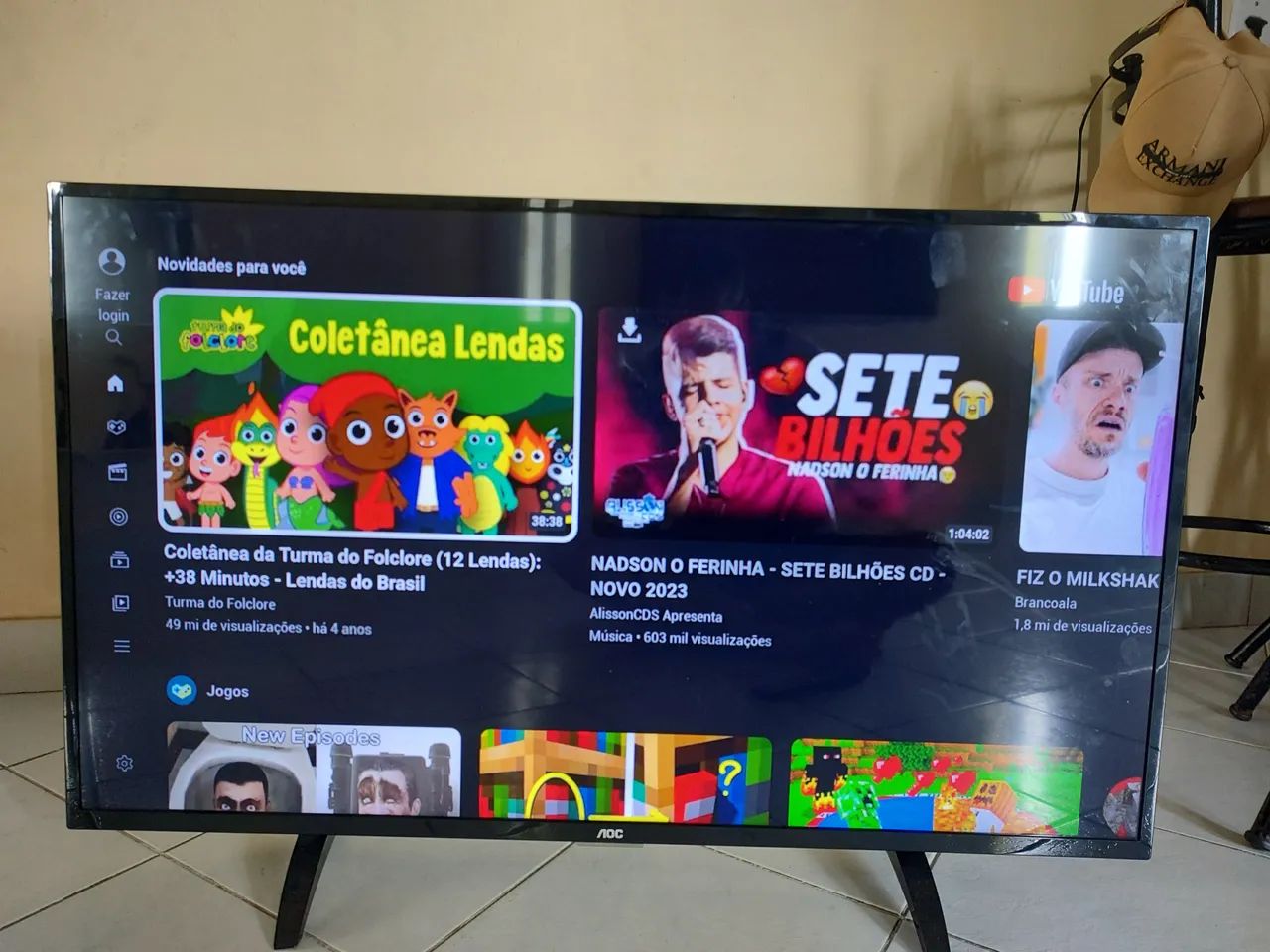 TV LED Smart AOC 32 Polegadas - Netflix YouTube Etc.  - Foto 2