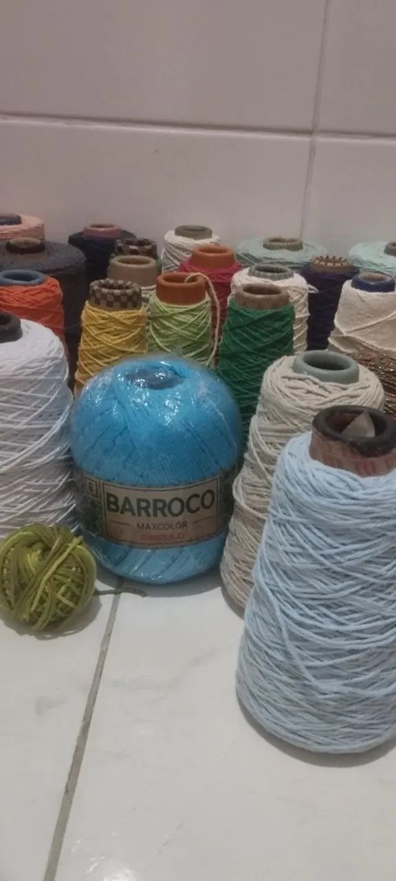 Barbantes de crochê - Foto 4