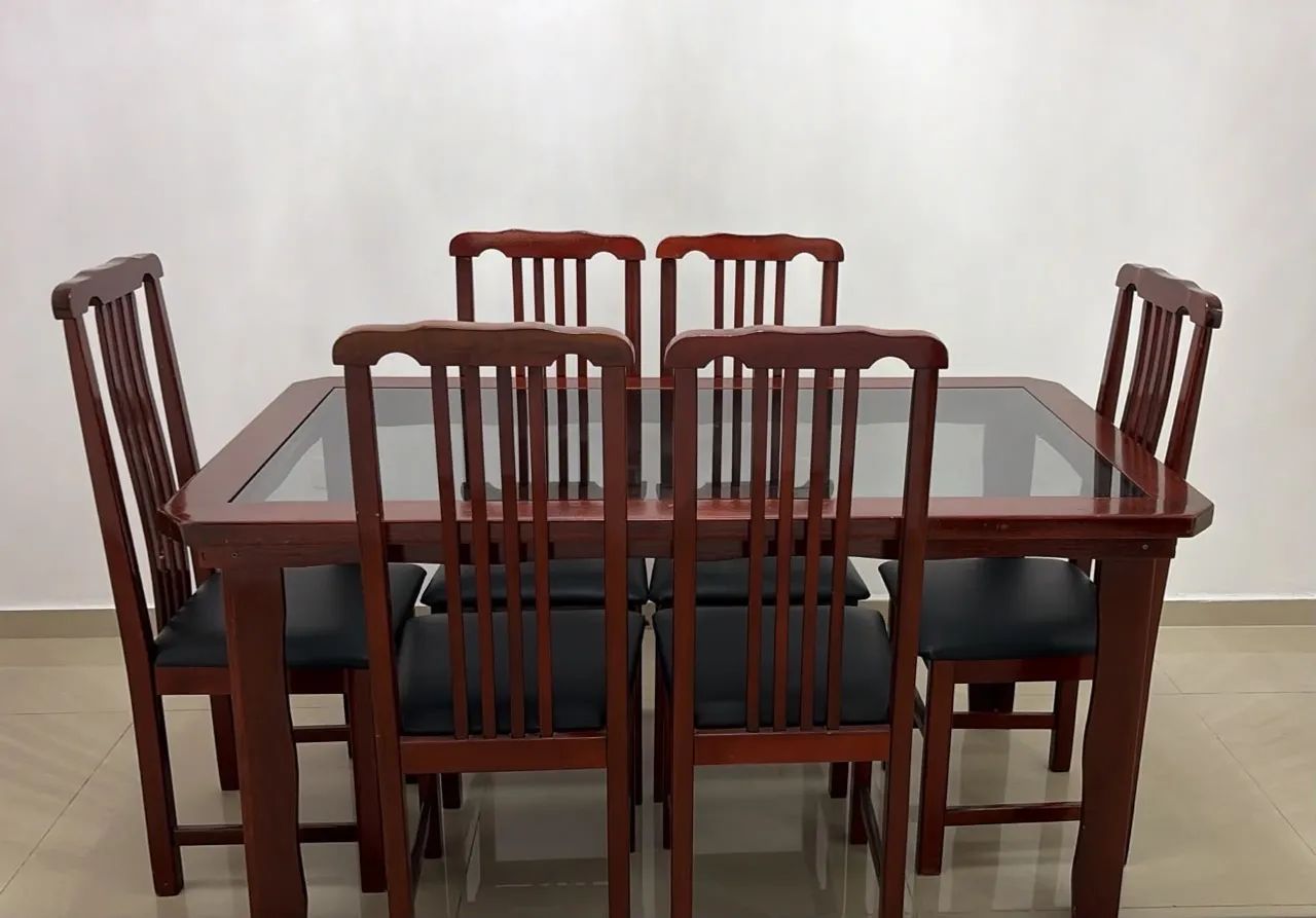 mesa 6 cadeiras