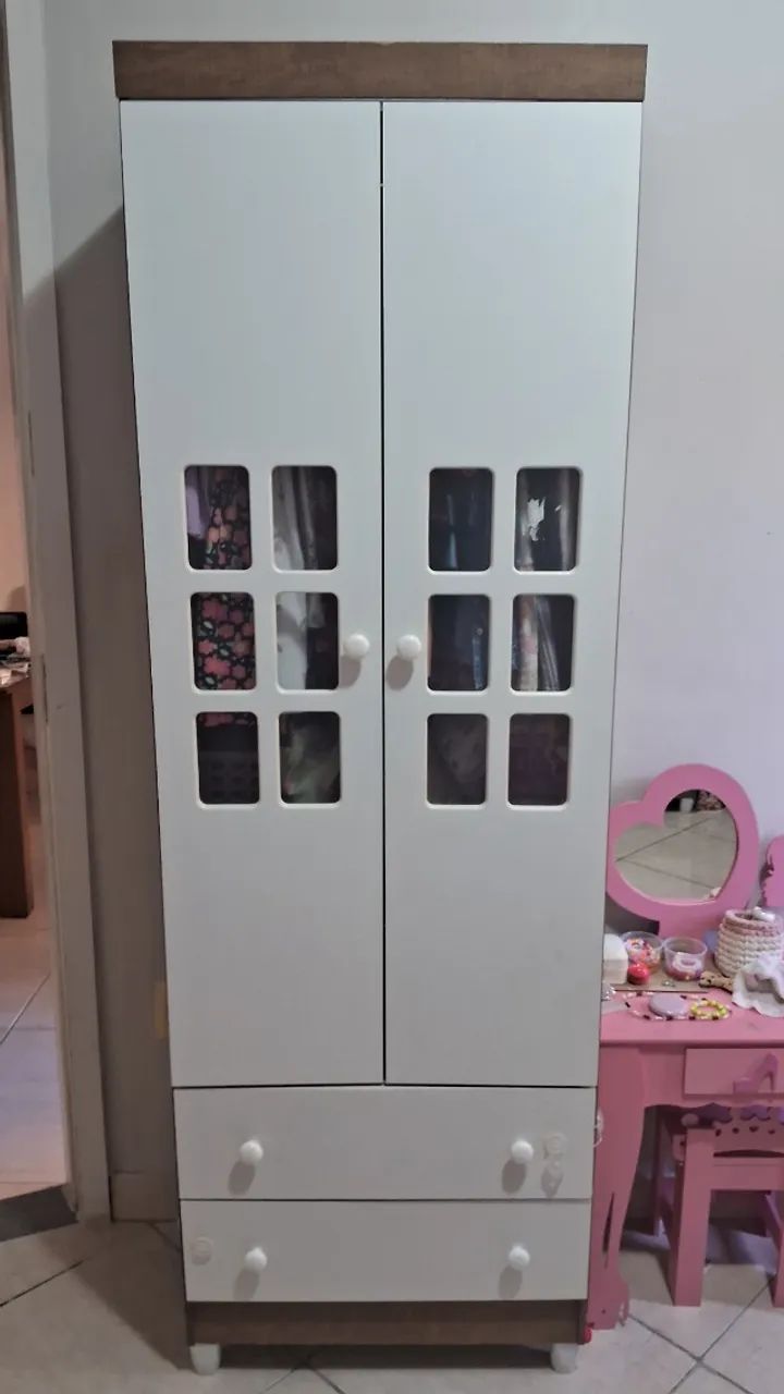 Guarda Roupa e Cômoda Infantil 