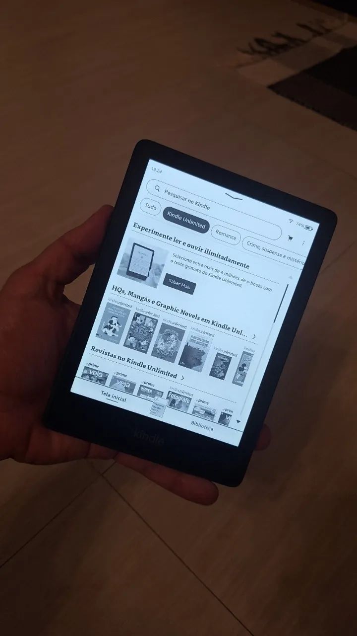 Kindle Paperwhite 16GB + Capinha - Foto 3