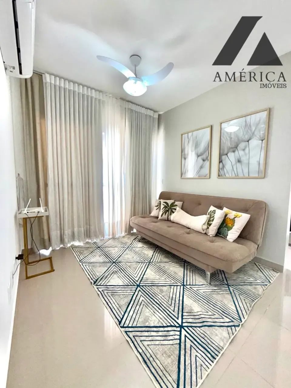 Imóvel mobiliado para aluguel com 2 quartos, sendo uma suíte - 64m² | Edifício Valentina