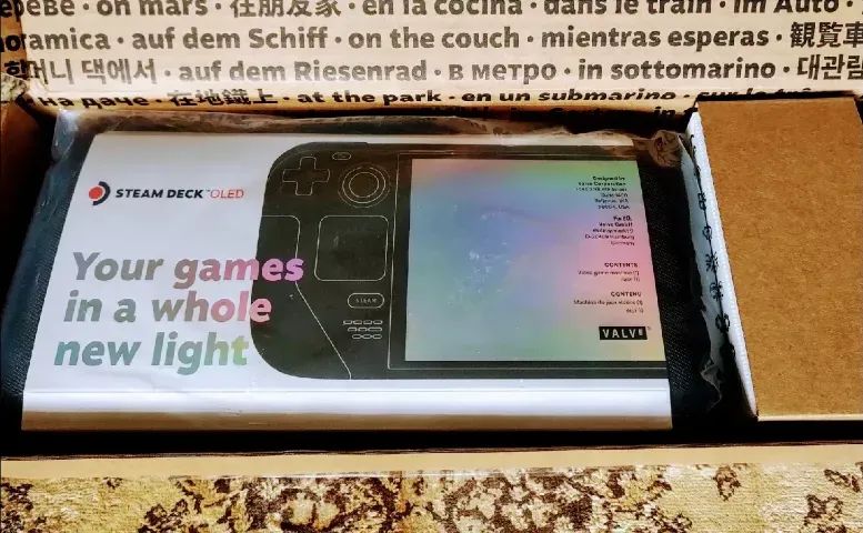 Steam deck OLED 512GB nova lacrada 