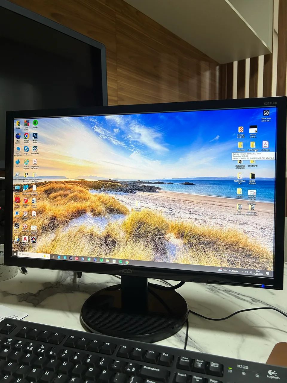 Monitor de Computador Acer 