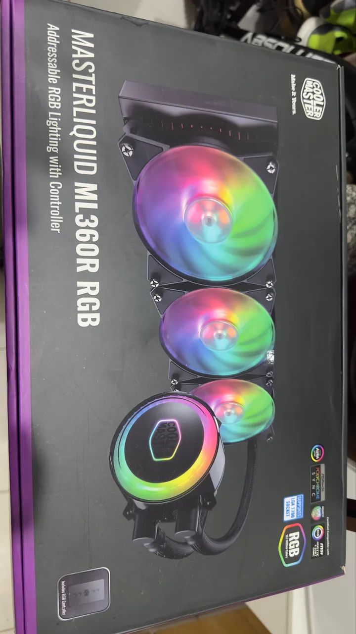 Water Cooler Cooler Master Masterliquid 360R Argb usado completo - Foto 3