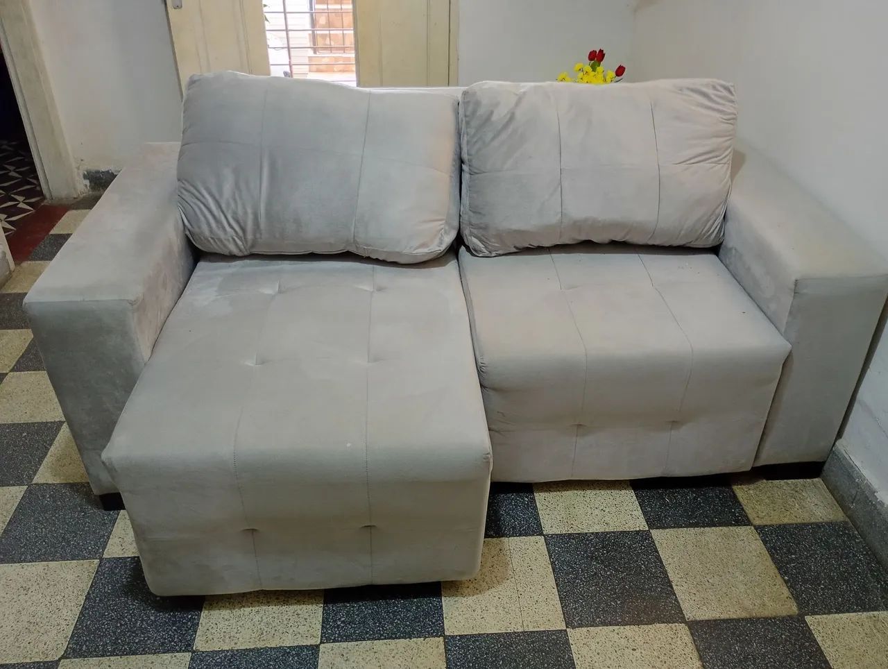 SOFÁ RETRÁTIL 2 LUGARES (PREÇO NEGOCI ÁVEL) - Foto 2