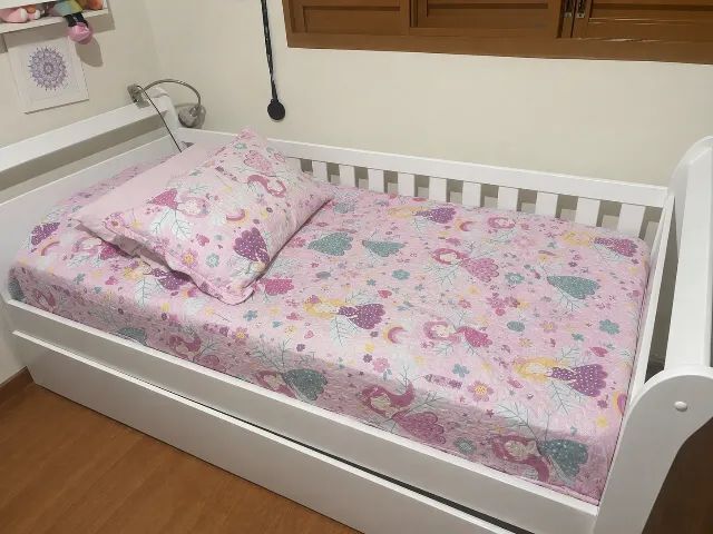 Cama madeira solteiro 