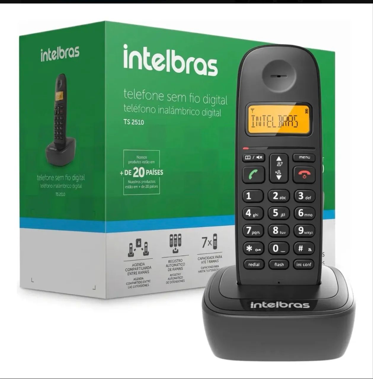 Telefone sem fio intelbras - Foto 2