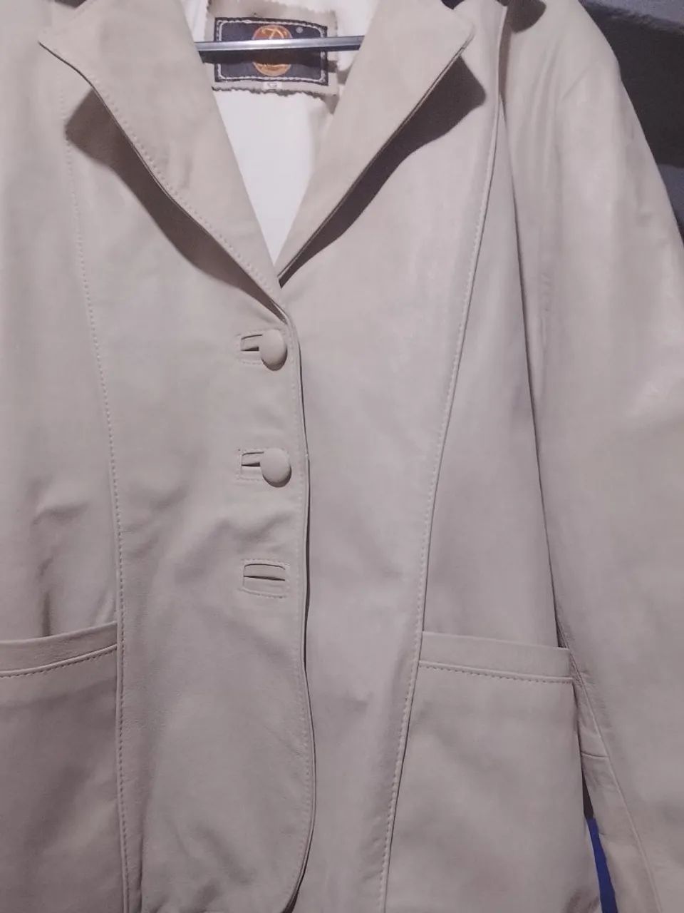Blazer feminino de couro legítimo  - Foto 5