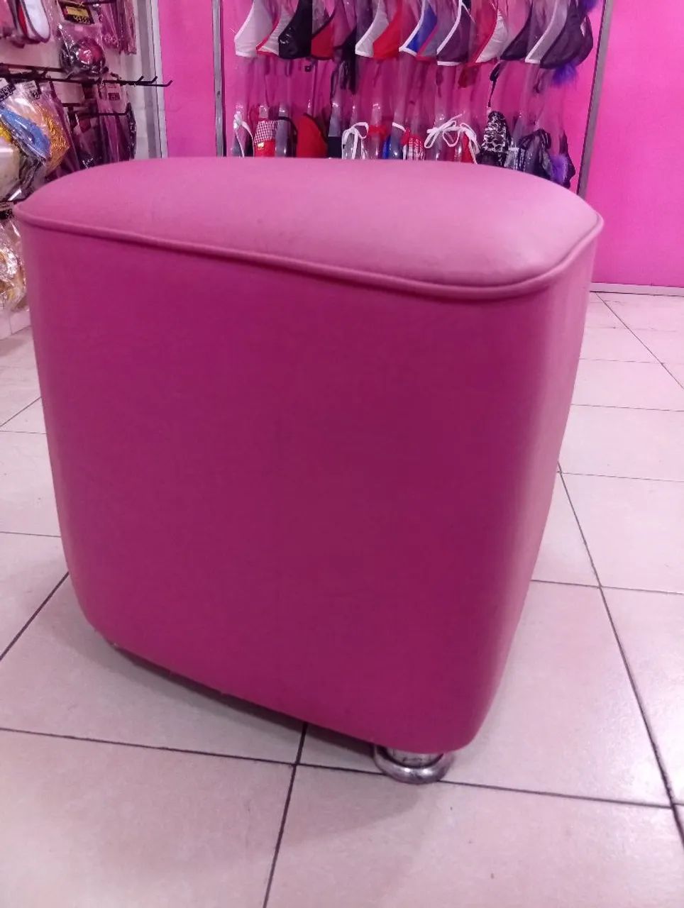 Puff CoraçãoRosa - Foto 2