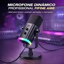 MICROFONE FIFINE AM8 USB/XLR 