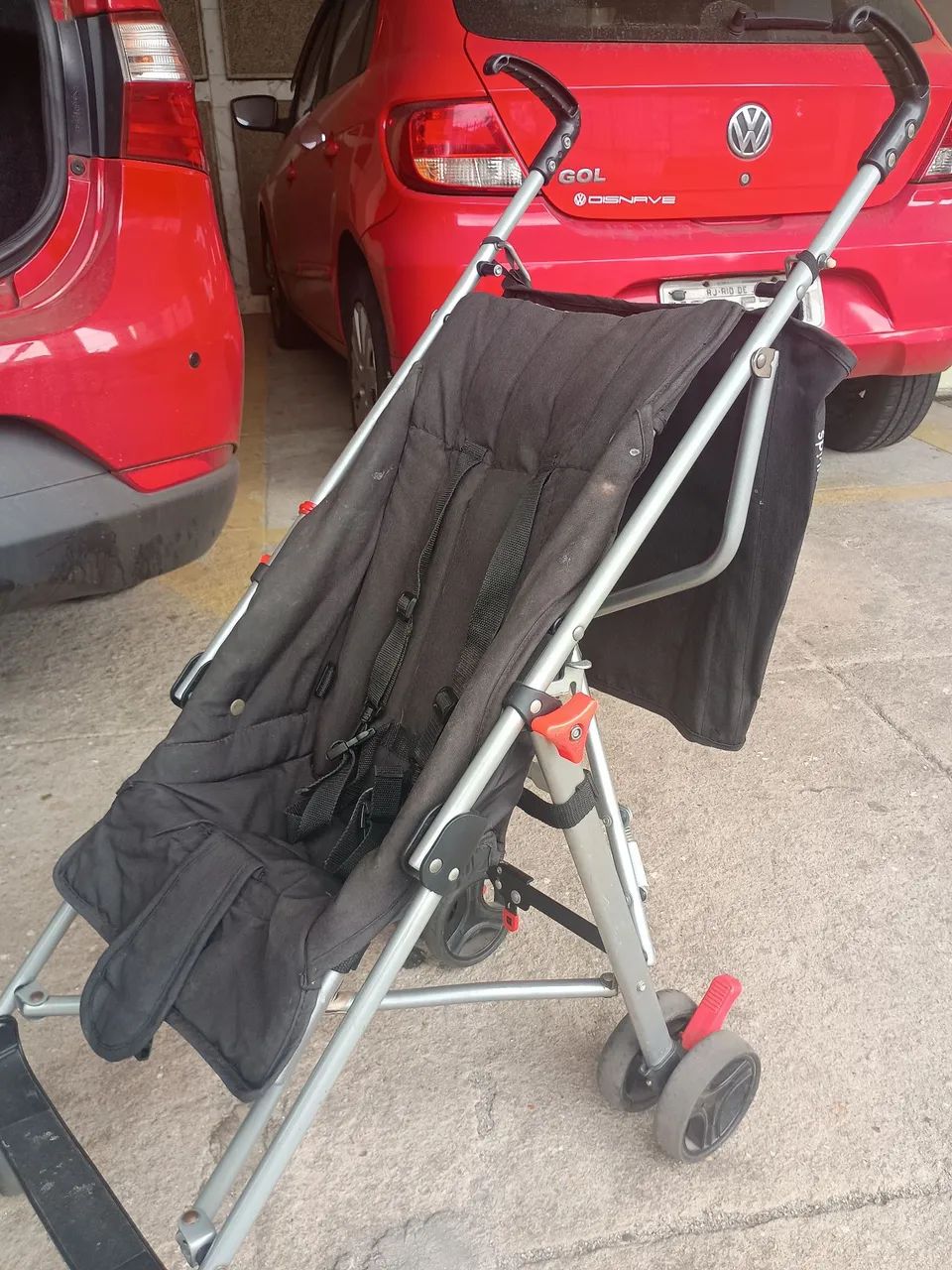 Carrinho de bebê guarda -chuva - Foto 3