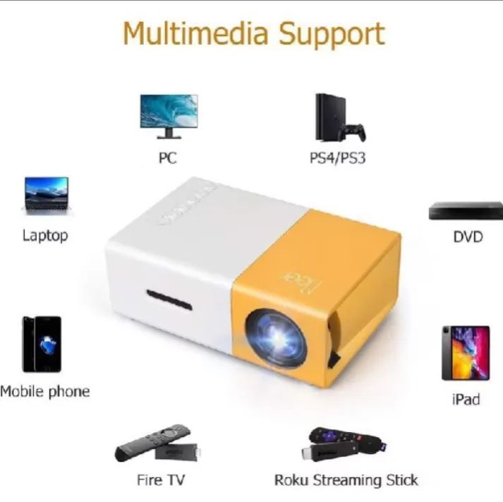 Mini Projetor Portátil Led 1080p - Foto 2