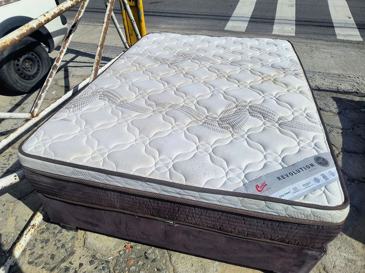 BASE BOX COM COLCHÃO DE CASAL  - Foto 2
