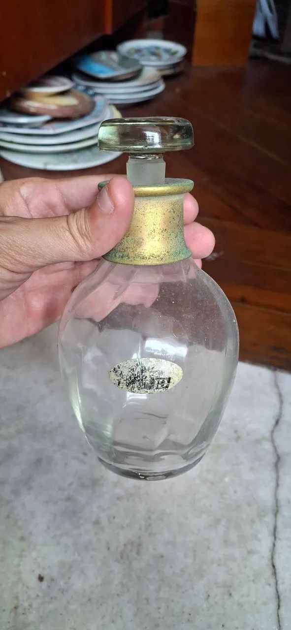 Perfumeiro de vidro antigo - Foto 3