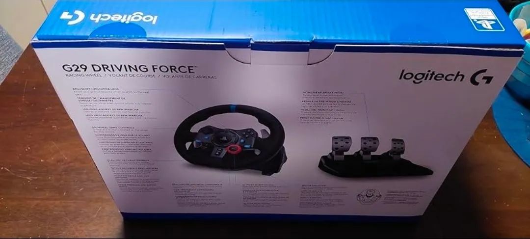 Volante e Pedais Logitech G29 Driving Force com Force Feedback para PS5, PS4, PS3 e PC<br> - Foto 2