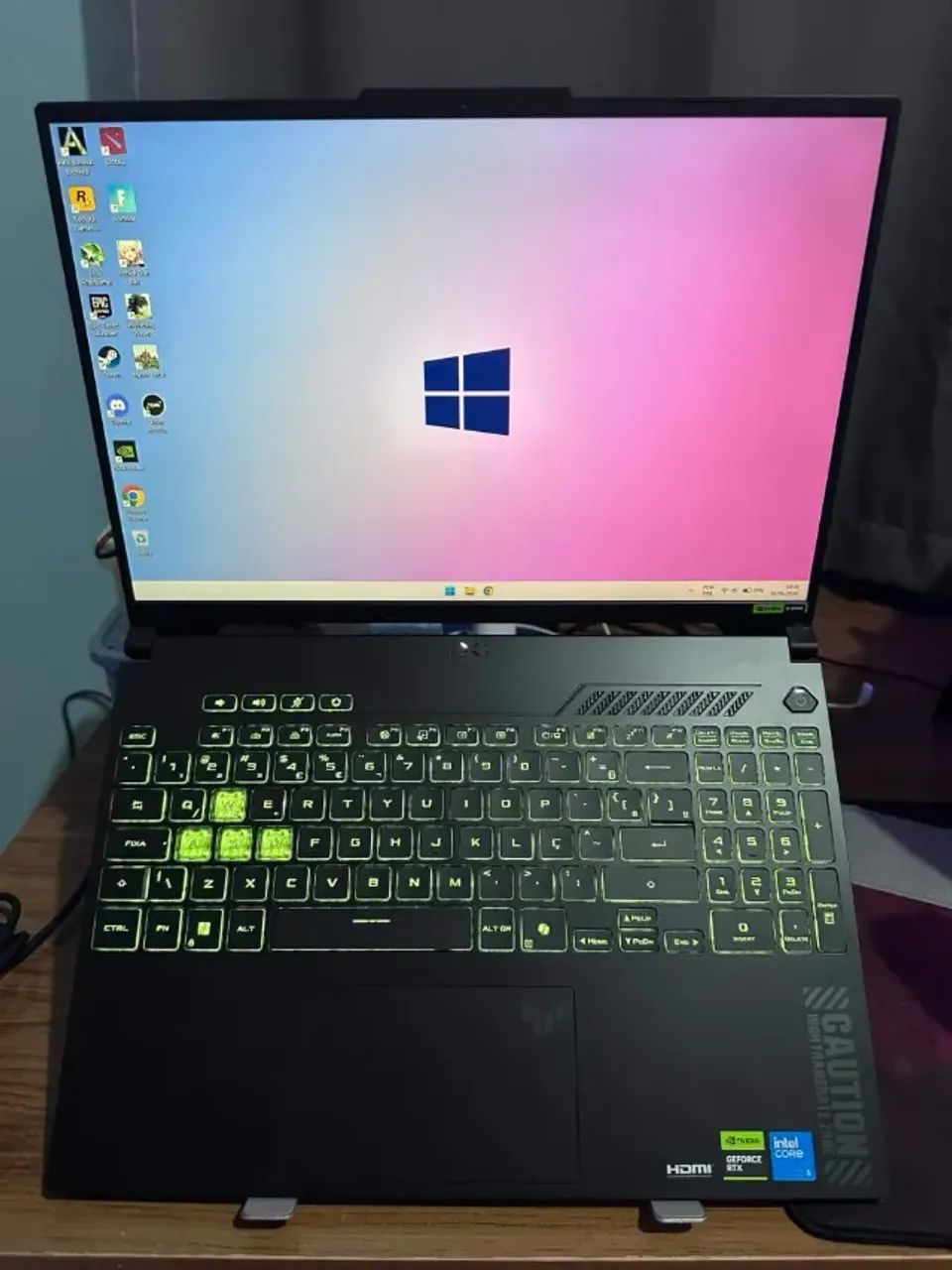 notebook Asus Tuf f16 RTX 4050