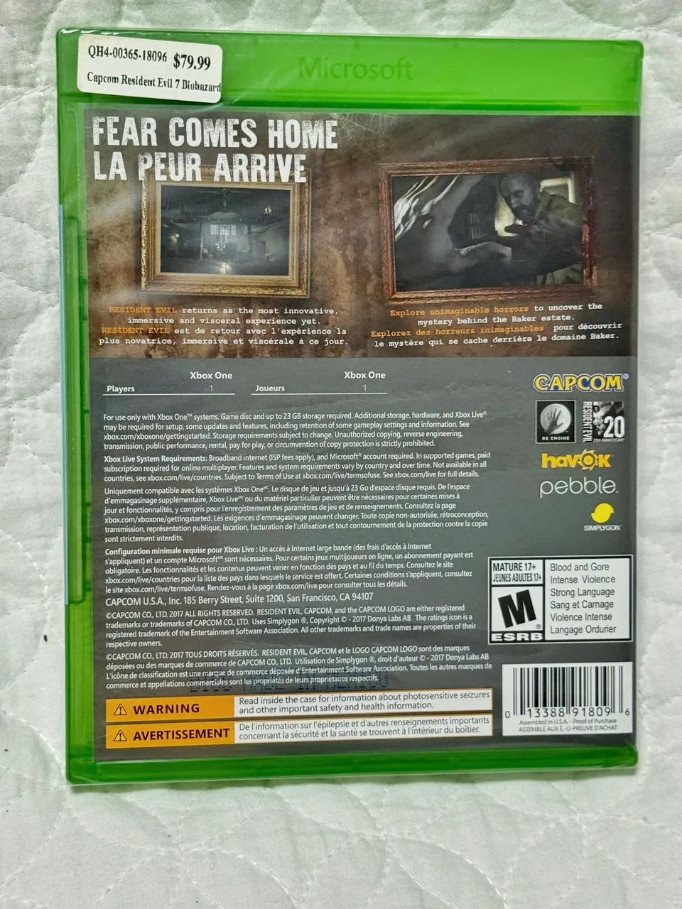 Resident Evil 7 LACRADO Xbox One - Foto 2