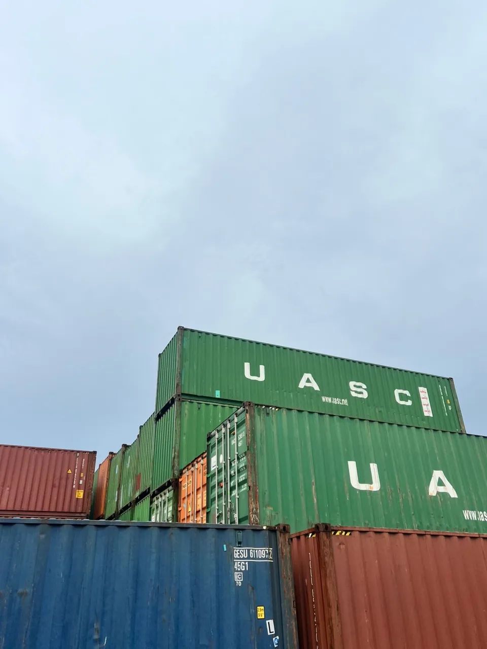 Container para uso, durabilidade 