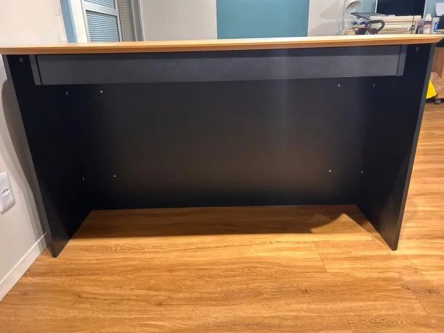 Mesa escritório Ripada com tampo arredonda - Foto 5