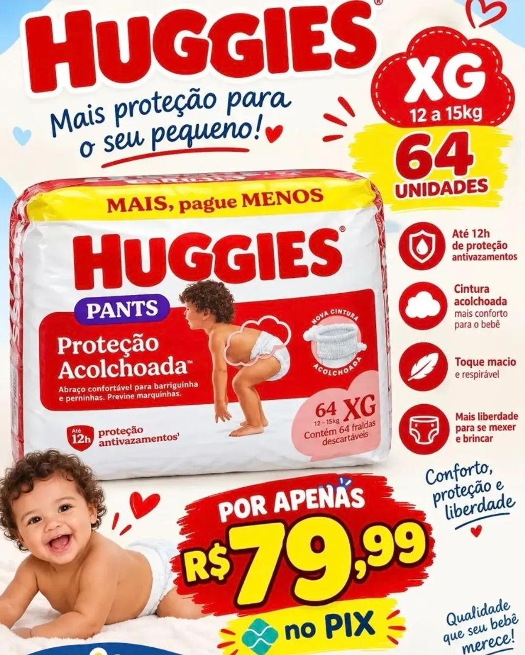 Huggies 64 xg