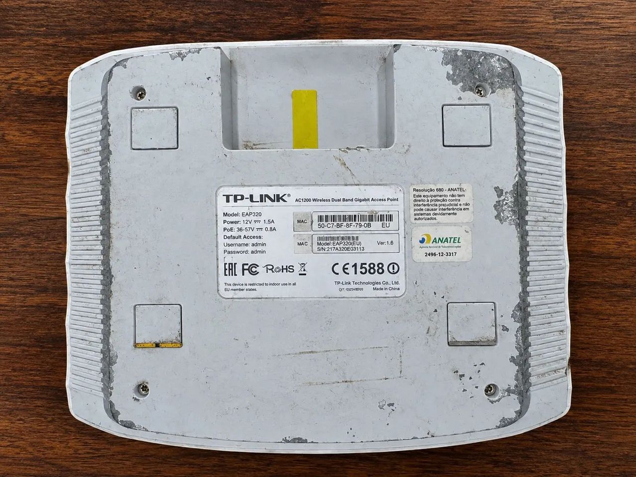 Acess Point (Repetidor) TP-LINK EAP320 AC1200 USADO - Foto 2