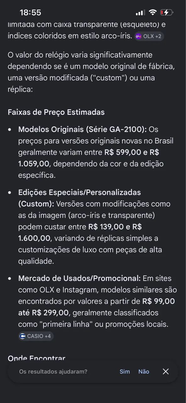 Relógio Cássio g-shock - Foto 4