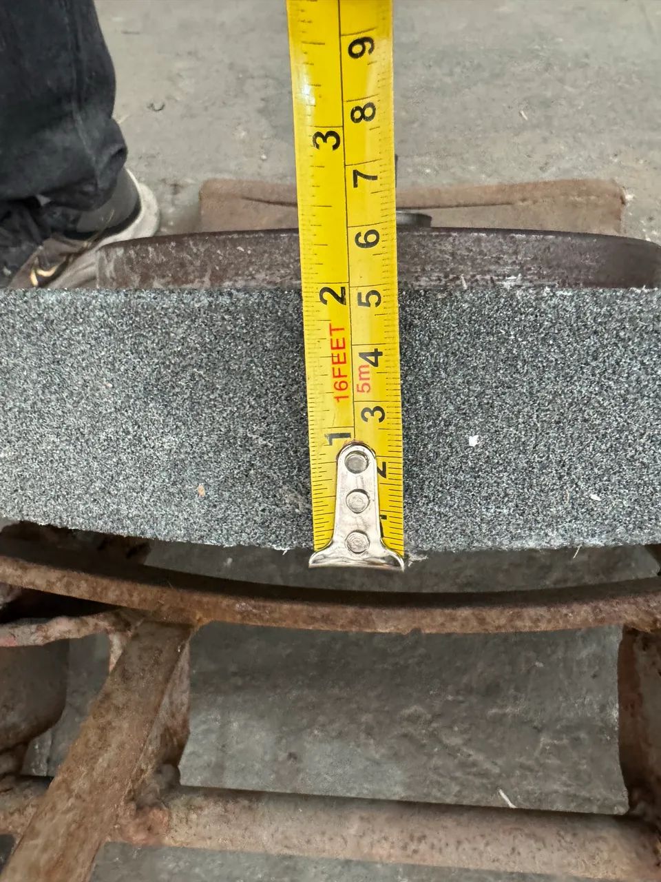Flange de Reifica  com Rebolo  marca Norton 480mm - Foto 3
