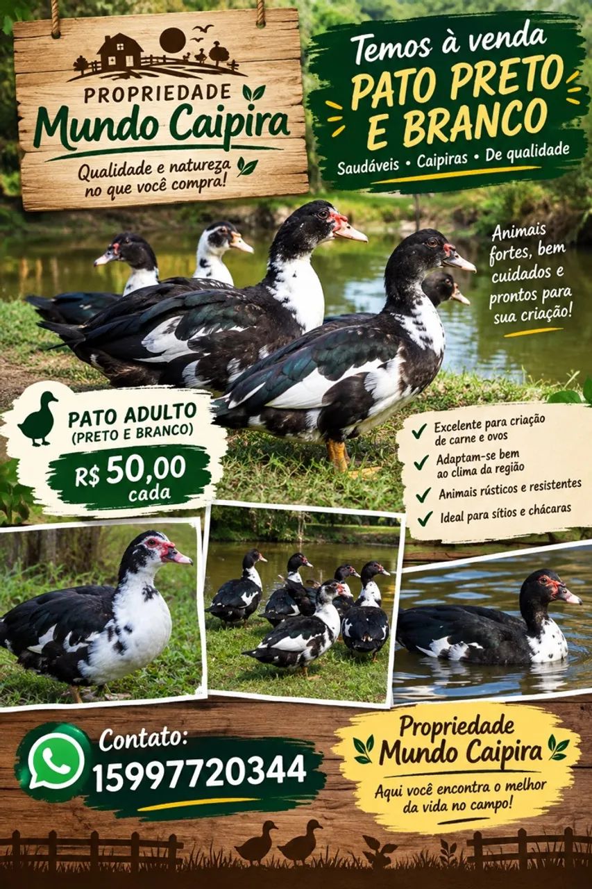 Vendo pato 