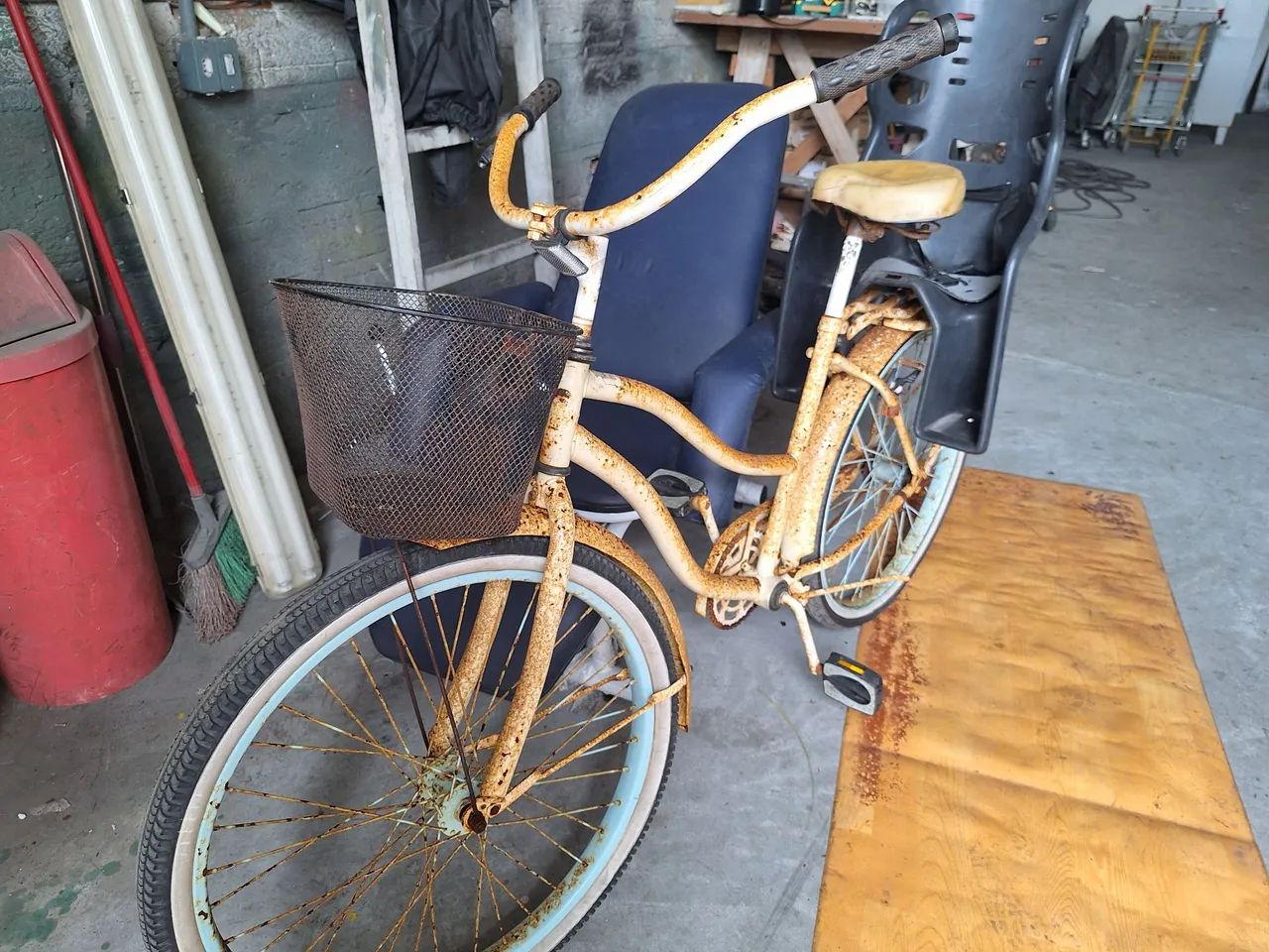 Bicicleta antiga atesanato - Foto 3