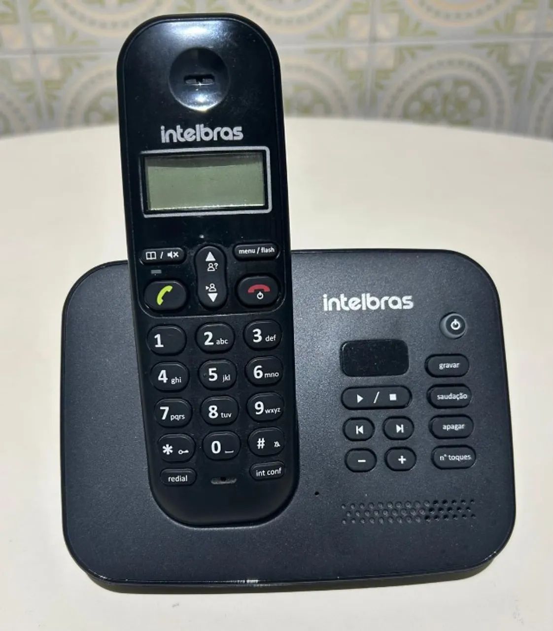 Telefone sem fio digital com secretária eletrônica - Foto 2