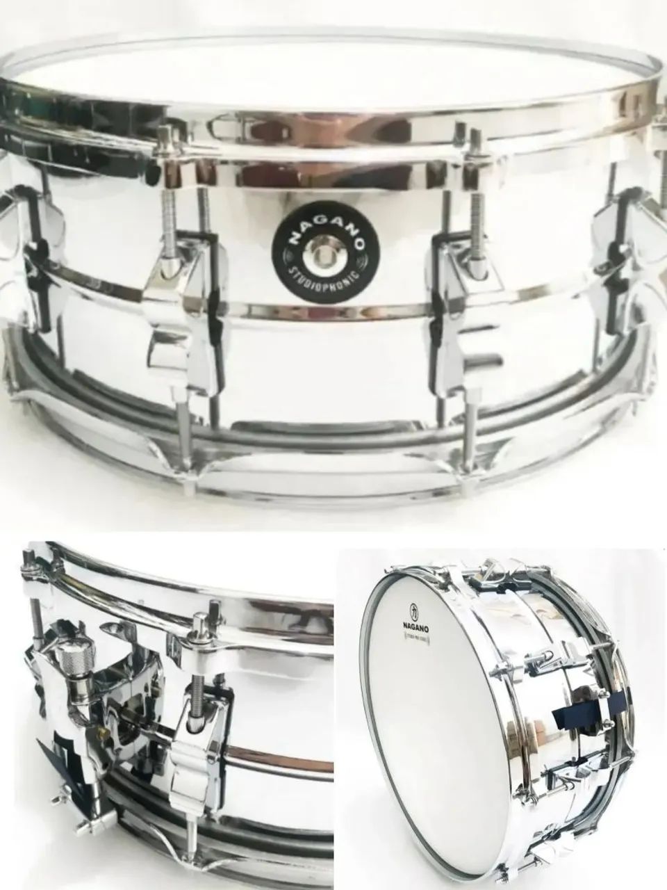 Prince Musicology 日本盤 ロング ボックス　台湾盤？ Caixa Nagano 14x6 Studio Phonic + Bag Grátis - Instrumentos